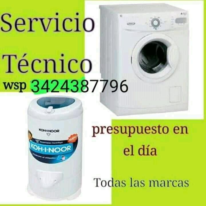 Service de lavarropas automáticos y secarropas