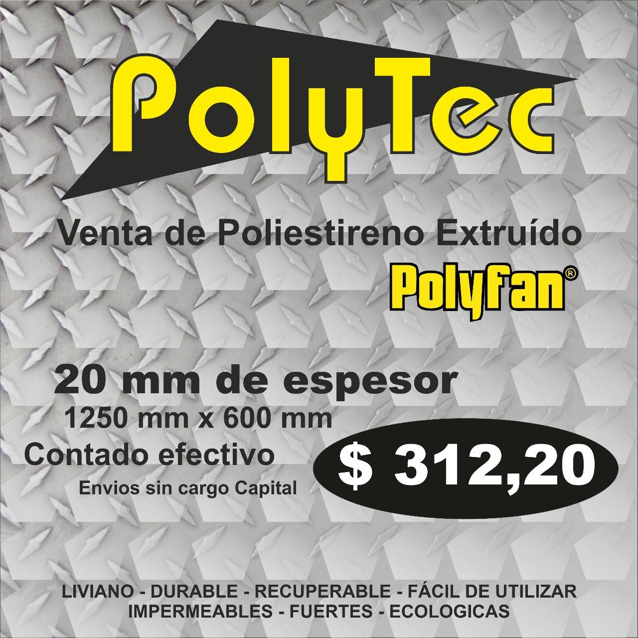 Placas de Polyfan 20 mm