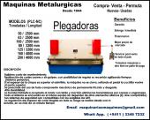 PLEGADORA -MAQUINAS METALURGICAS